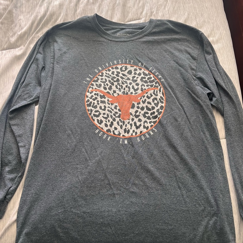 Gray Long Sleeve Women's Top - Texas Longhorns